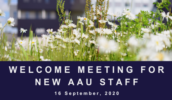 Welcome meeting for AAU staff